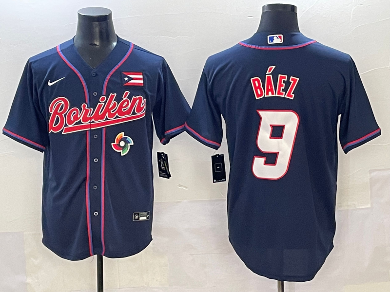 Men Houston Astros #9 Baez blue MLB Nike 2025 jersey 10